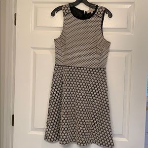LOFT Black and White Dress- Size 2